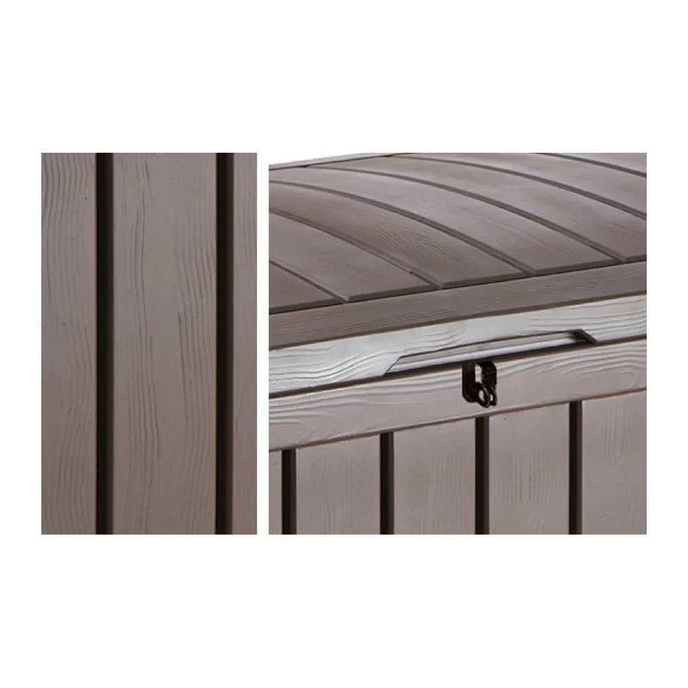 KETER Coffre de rangement extérieur PVC GLENWOOD - 390 litres
