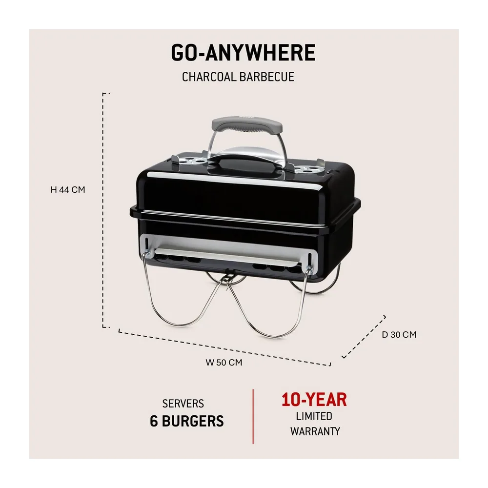 Weber Barbecue au charbon Go‑Anywhere