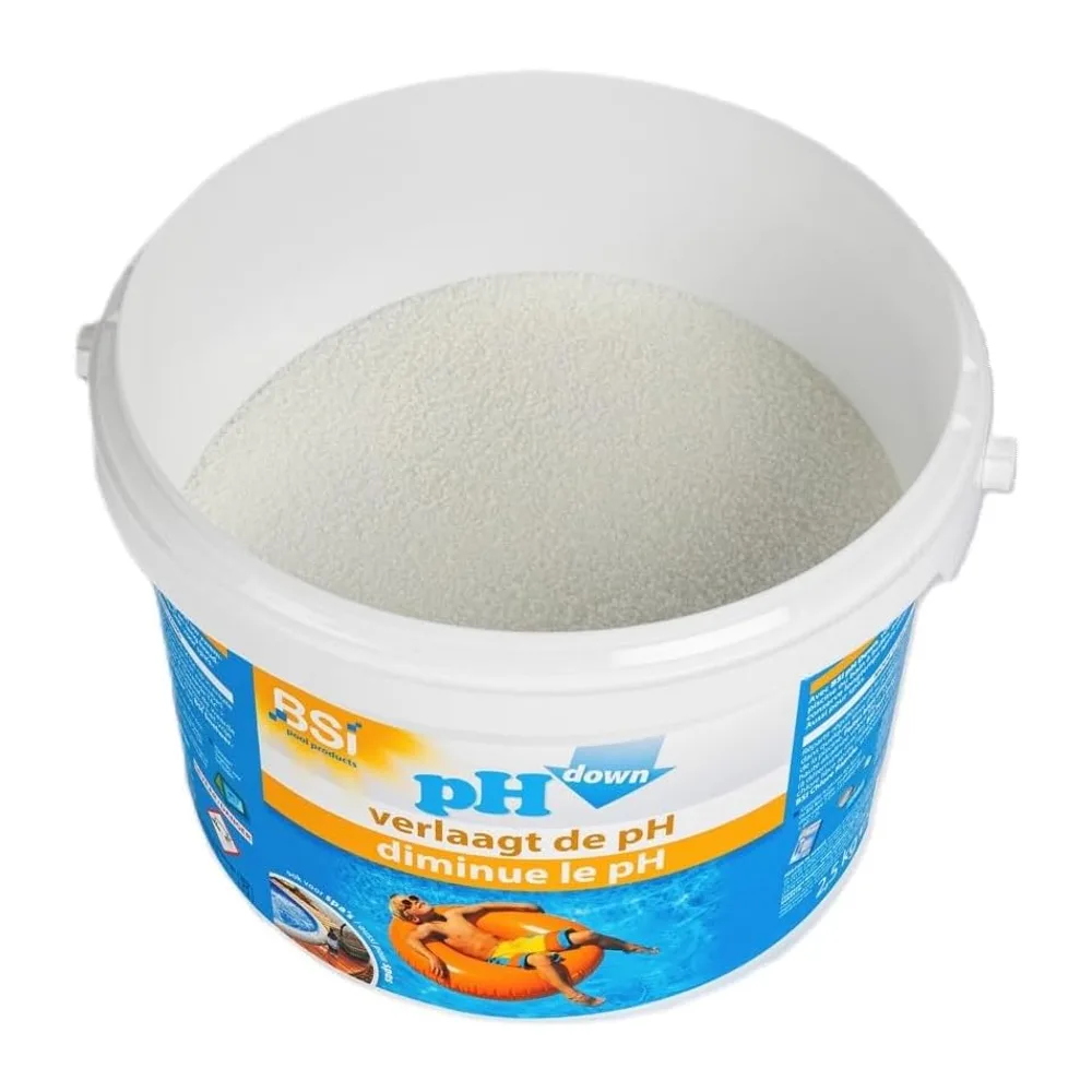 BSI - ph moins - Poudre - Pour diminuer et stabiliser le pH de la piscine ou du spa - pH