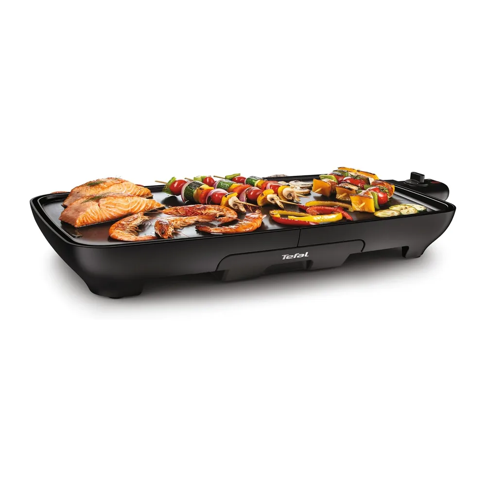 Tefal - Malaga XL - Plancha électrique - 6 à 8 personnes - 2000W - Noir