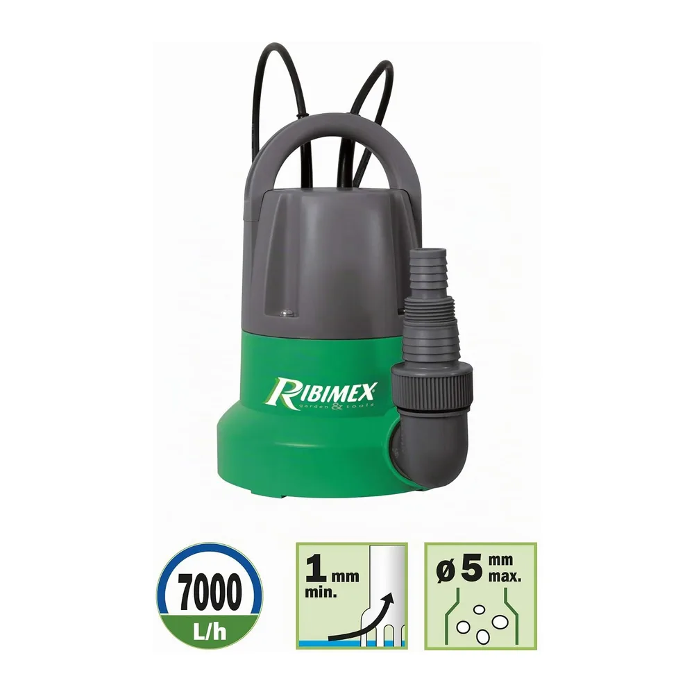 Ribiland - Pompe vide cave serpillère eau claire 400W 7000L/h - PRPVC401SP