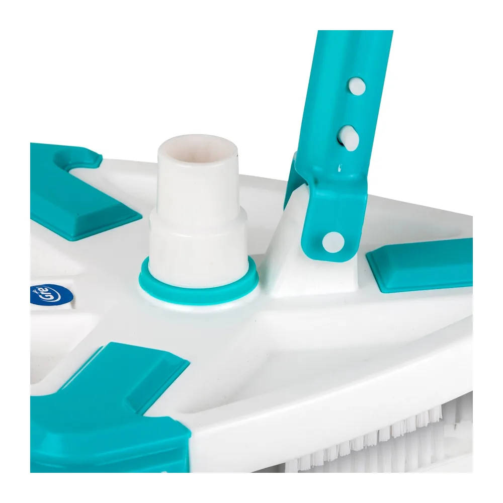 Gre 40016N - Nettoyeur de Piscine Triangulaire avec brosses. Efficacité et durabilité