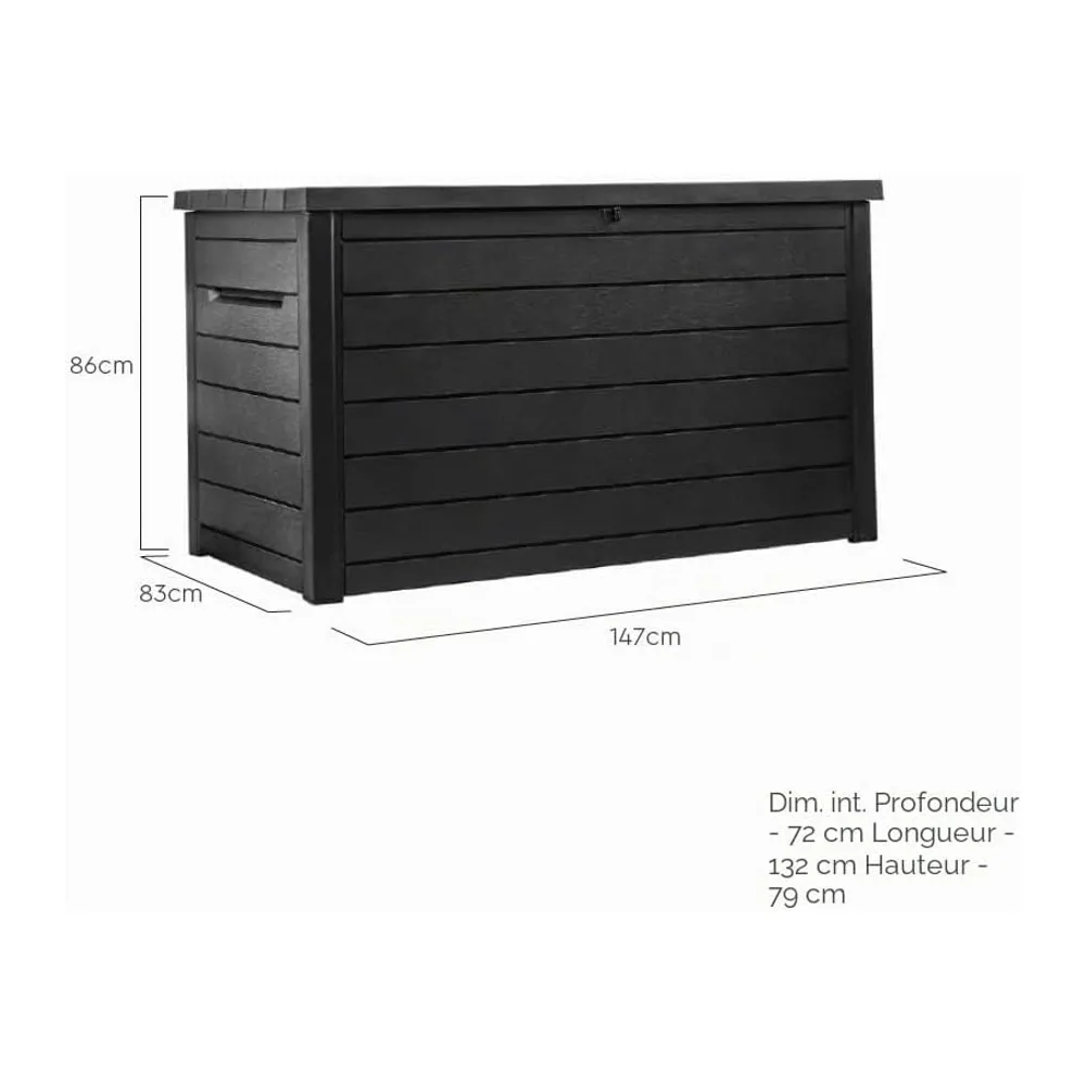 Keter Coffre de Rangement extérieur Ontario - 870 litres