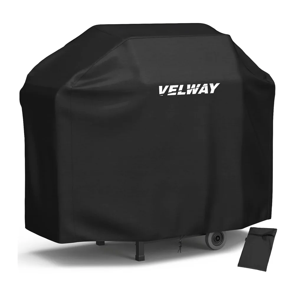 Velway Housse Barbecue, Bâche Résistante de 210D Oxford Protection BBQ à Gaz, Couverture
