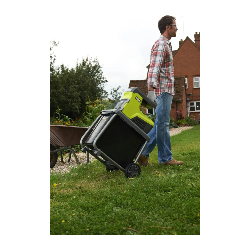 RYOBI Broyeur de Végétaux Électrique 3000W RSH3045U – Broyage Branches, Taille Haies