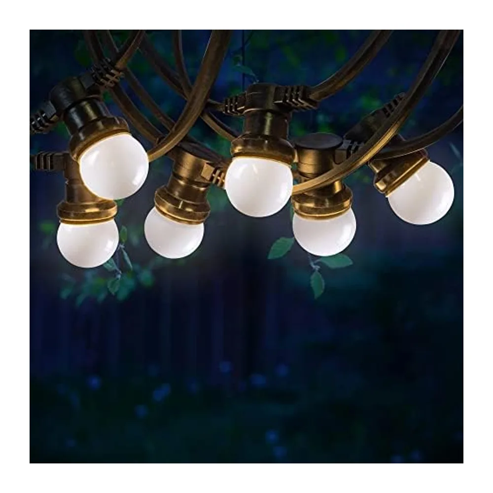 SKYLANTERN® Guirlande Guinguette 10M Blanc IP65 - Guirlande Electrique Exterieur 10