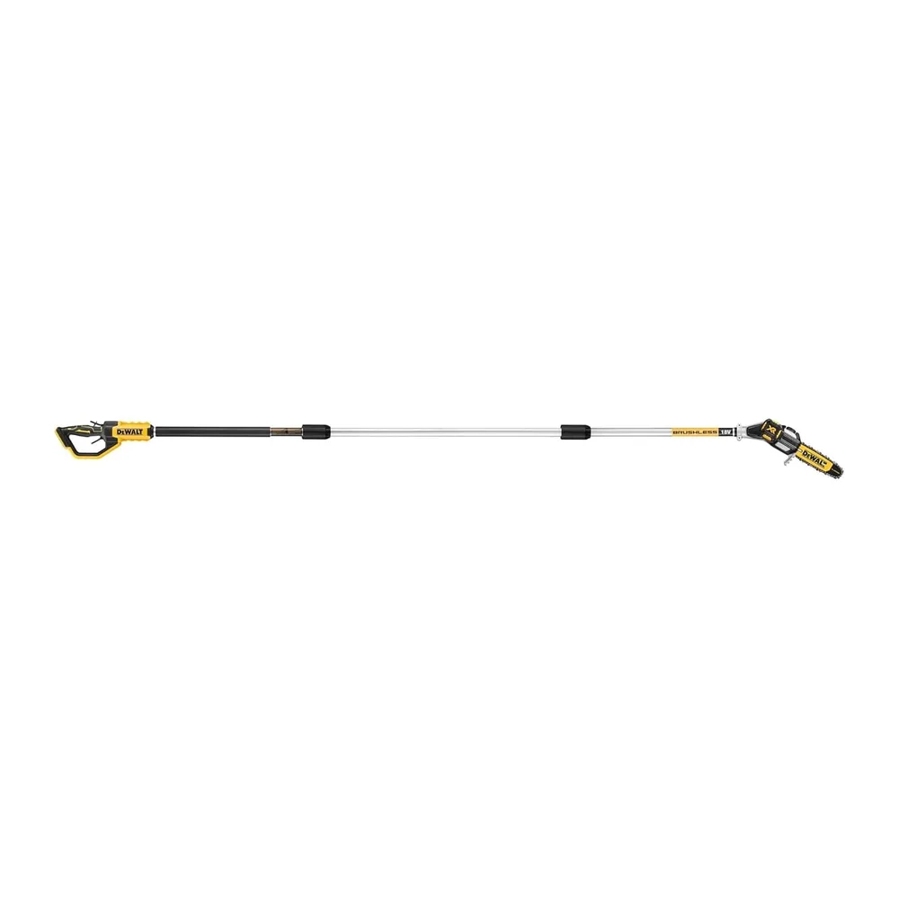 DEWALT - Élagueuse sur perche brushless XR 18V - 4,5 m de Portée - tête inclinée et guide