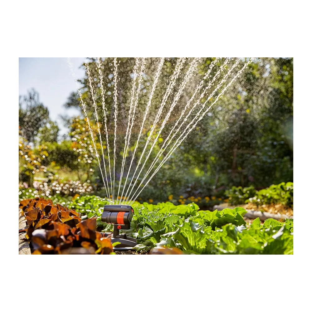 Arroseur pour surfaces carrées AquaZoom compact Gardena : Arroseur pour l’arrosage de
