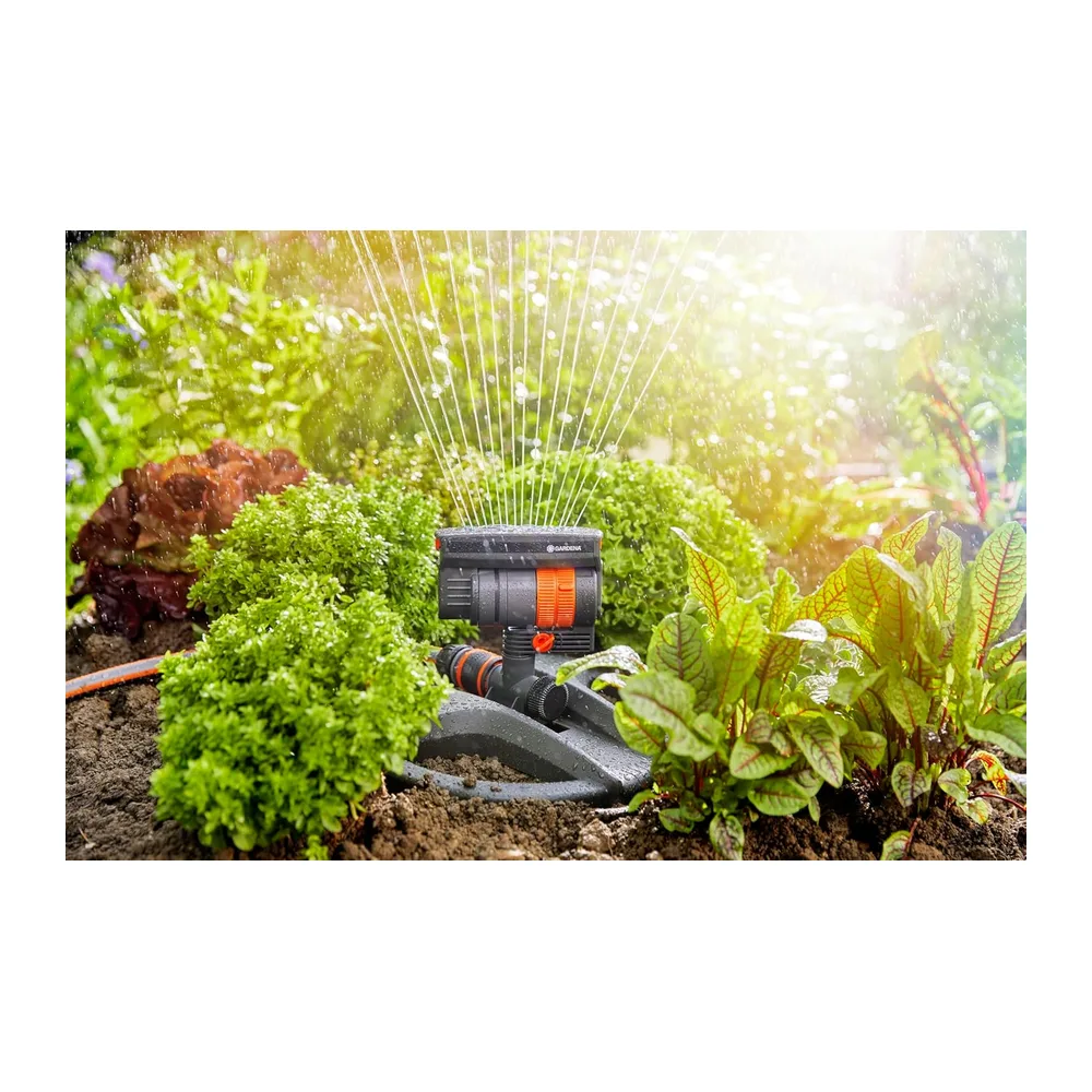 Arroseur pour surfaces carrées AquaZoom compact Gardena : Arroseur pour l’arrosage de