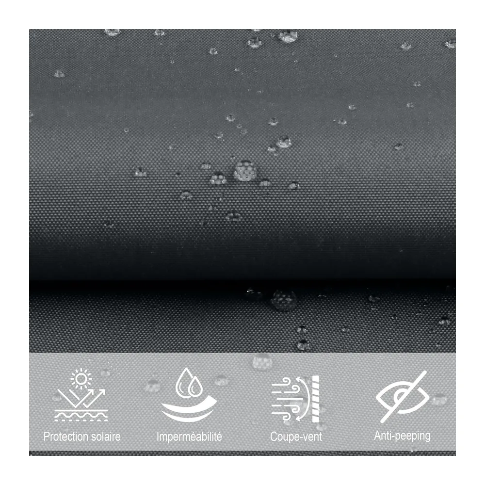 SUNNY GUARD Voile d'ombrage Triangulaire 3x3x4.25m Imperméable Toile Ombrage UV