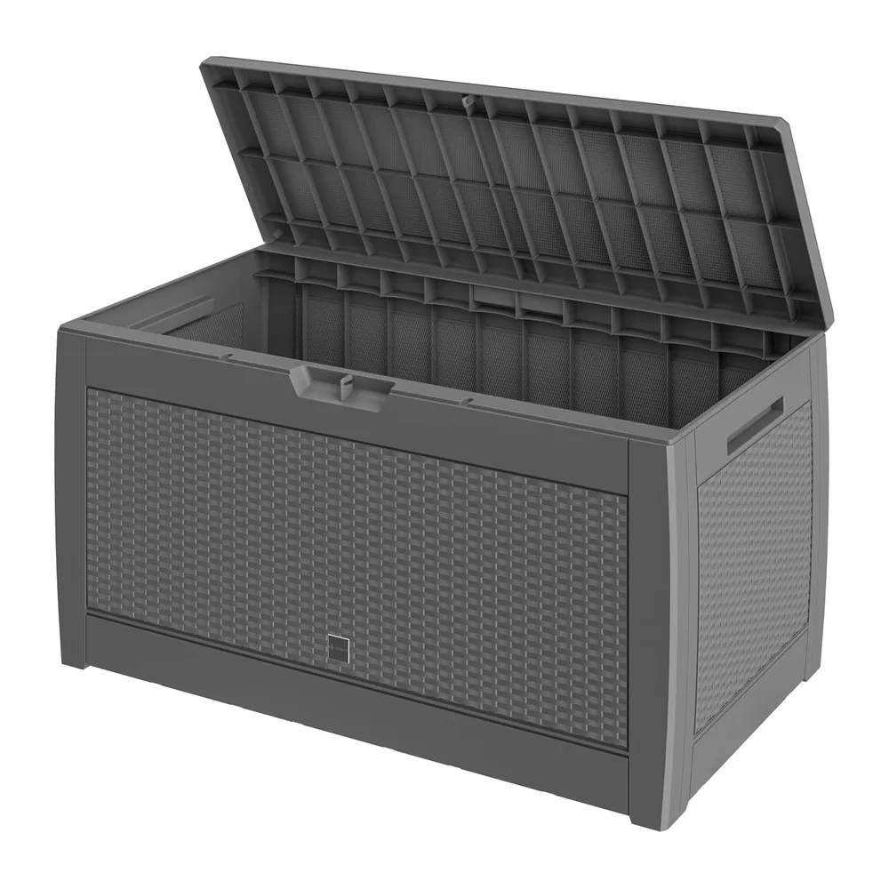 Casaria Coffre de Rangement Gris 310 L