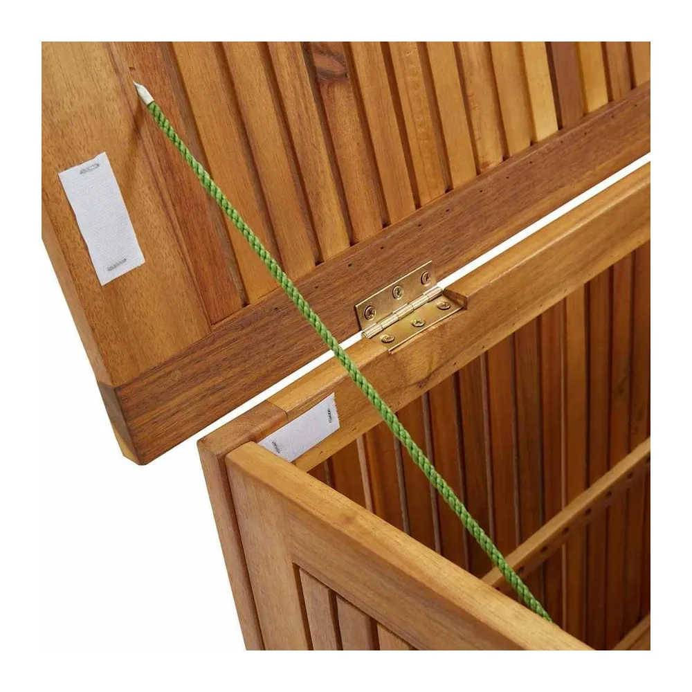 vidaXL Boîte de Rangement de Jardin 90x50x58 cm Bois d'acacia Massif