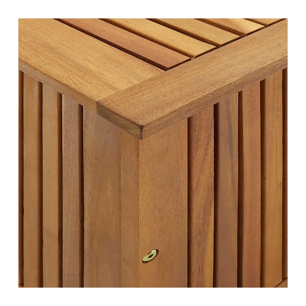 vidaXL Boîte de Rangement de Jardin 90x50x58 cm Bois d'acacia Massif