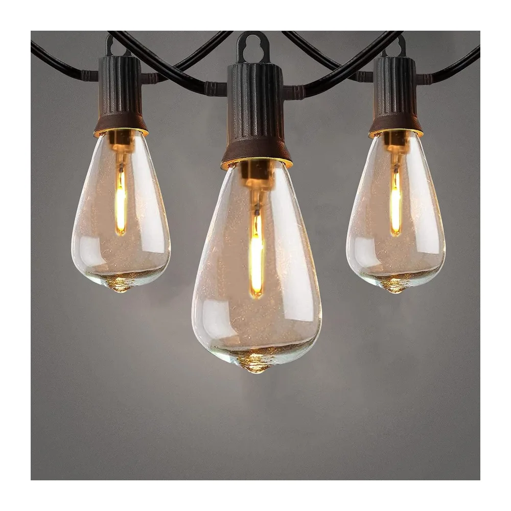 ZOTOYI Guirlande Lumineuses Exterieur, 15 Mètre ST38 Guirlande Guinguette Extérieure avec