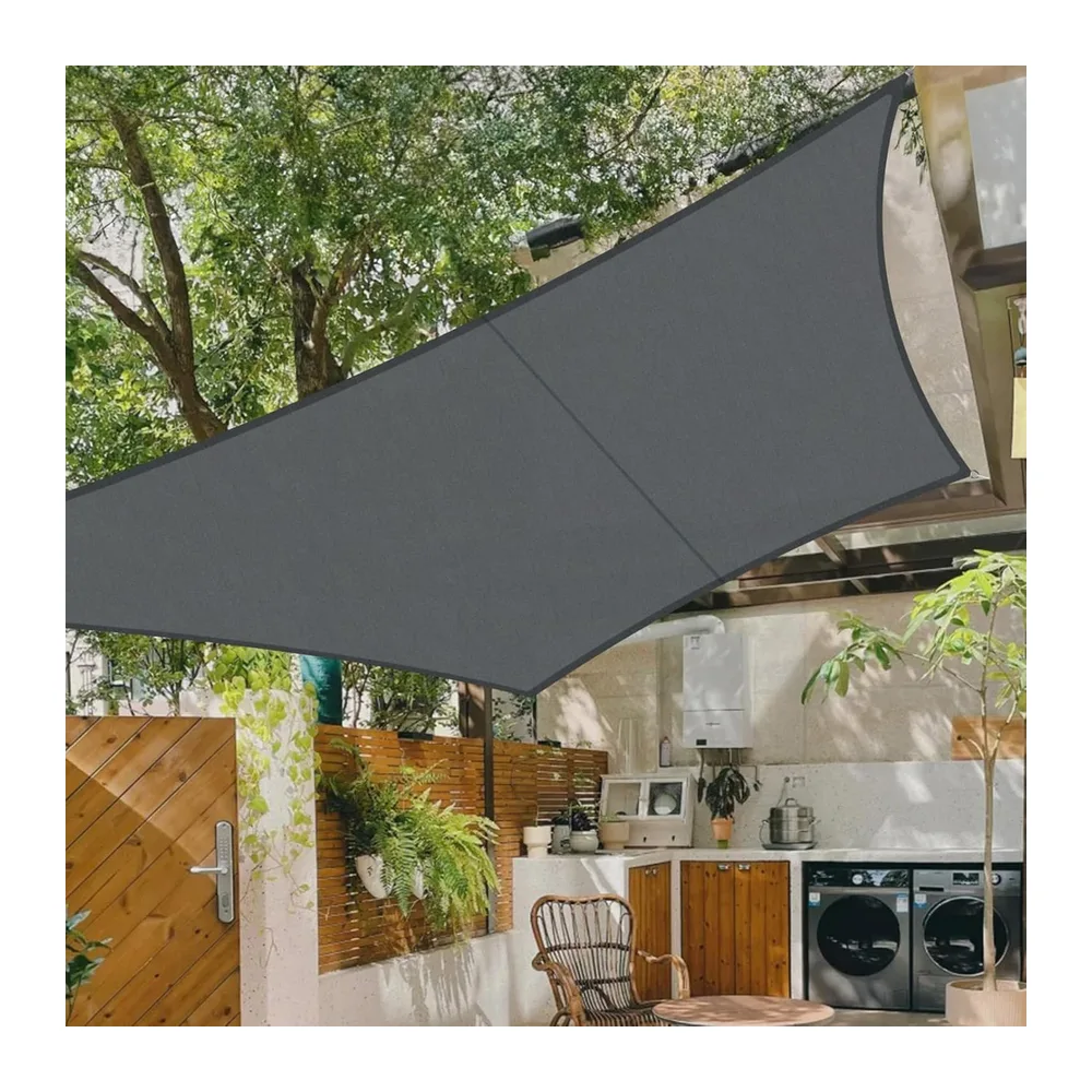 Cool Area Voile d'ombrage Carré 2.5x2.5m Imperméable Toile Ombrage 95% UV Protection pour