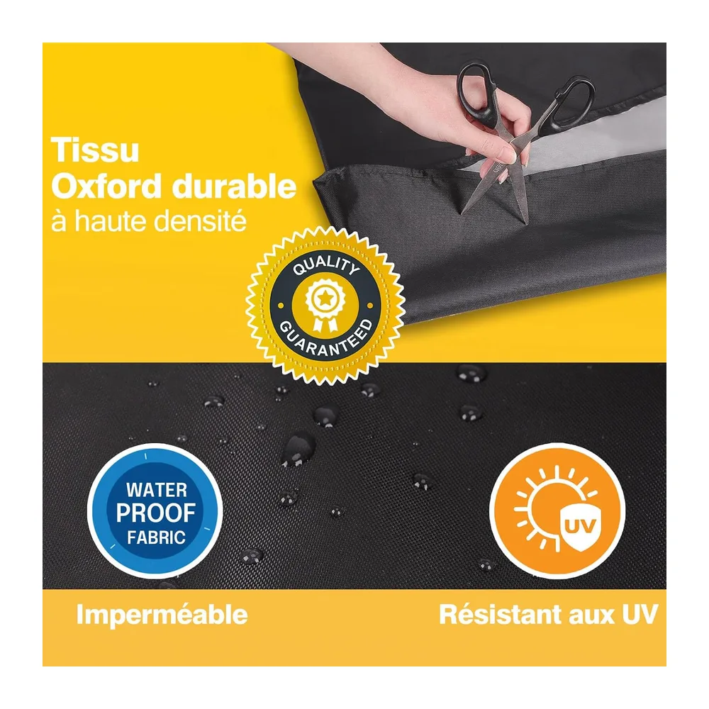 Reinalin Housse Parasol Déporté, Housse de Protection en Tissu Oxford, Coupe-Vent