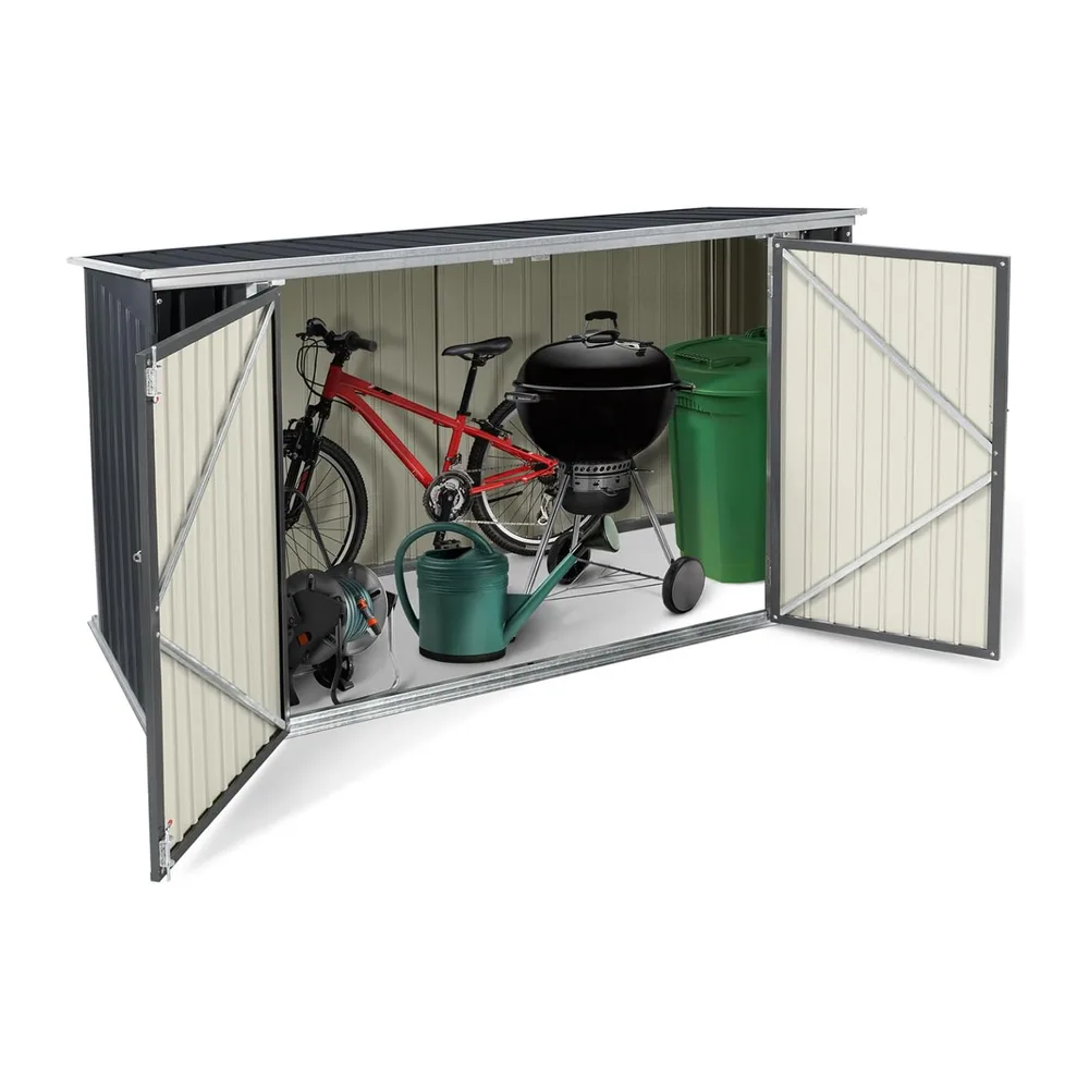 IDMarket - Abri de Jardin en métal verrouillable Multi-Rangement pour Stockage vélos