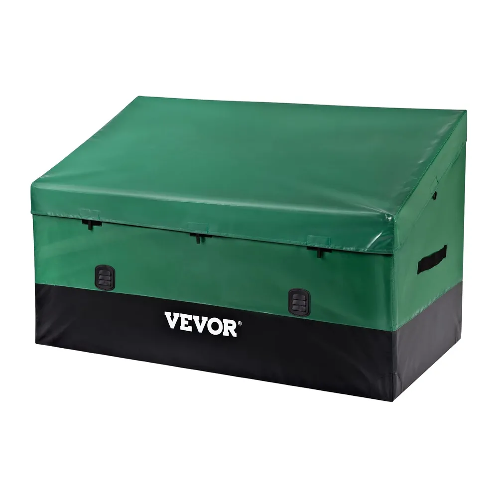 VEVOR Boîte de Rangement Extérieur 660 L Coffre de Stockage Jardin Étanche Portable Cadre
