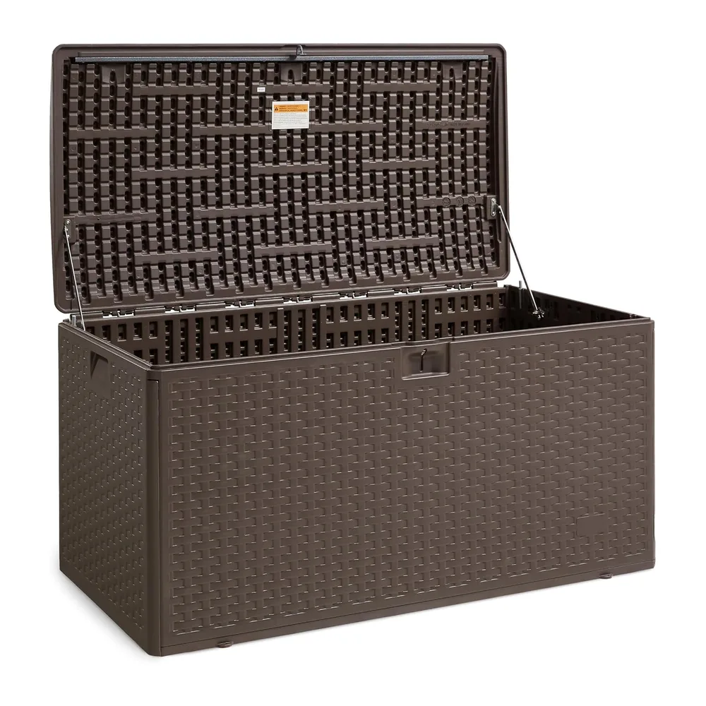 Amazon Basics Coffre de rangement pour l'extérieur, 375 L, Marron