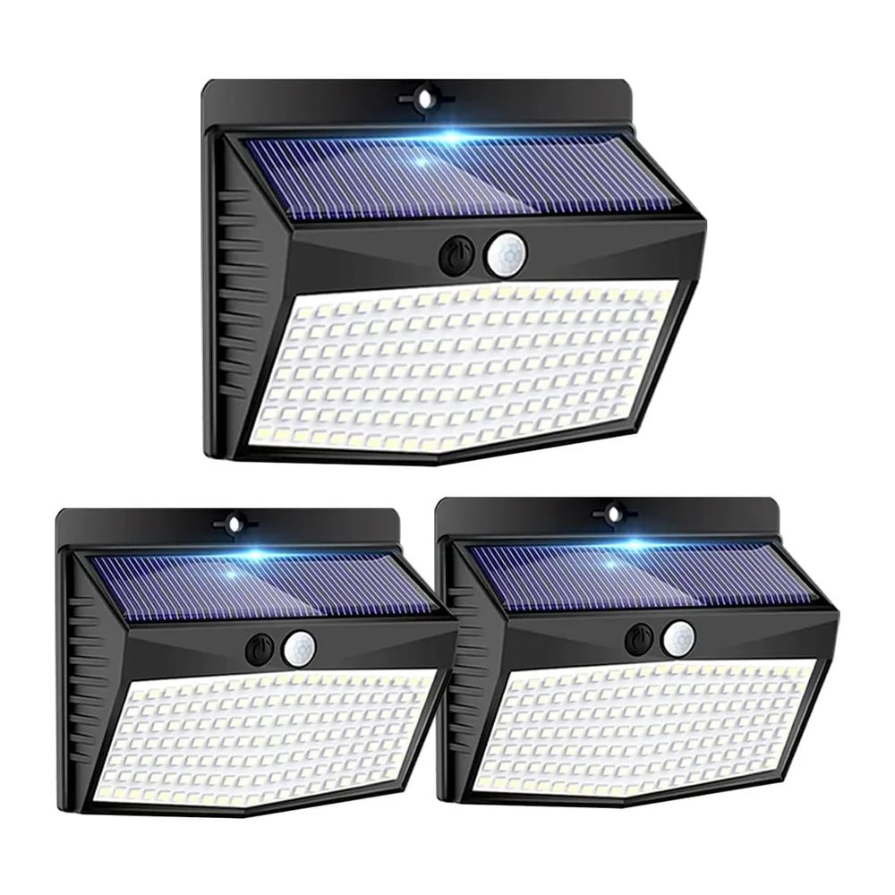 Peasur Lampe Solaire Extérieur Détecteur de Mouvement Lot de 3, Lumière Solaires