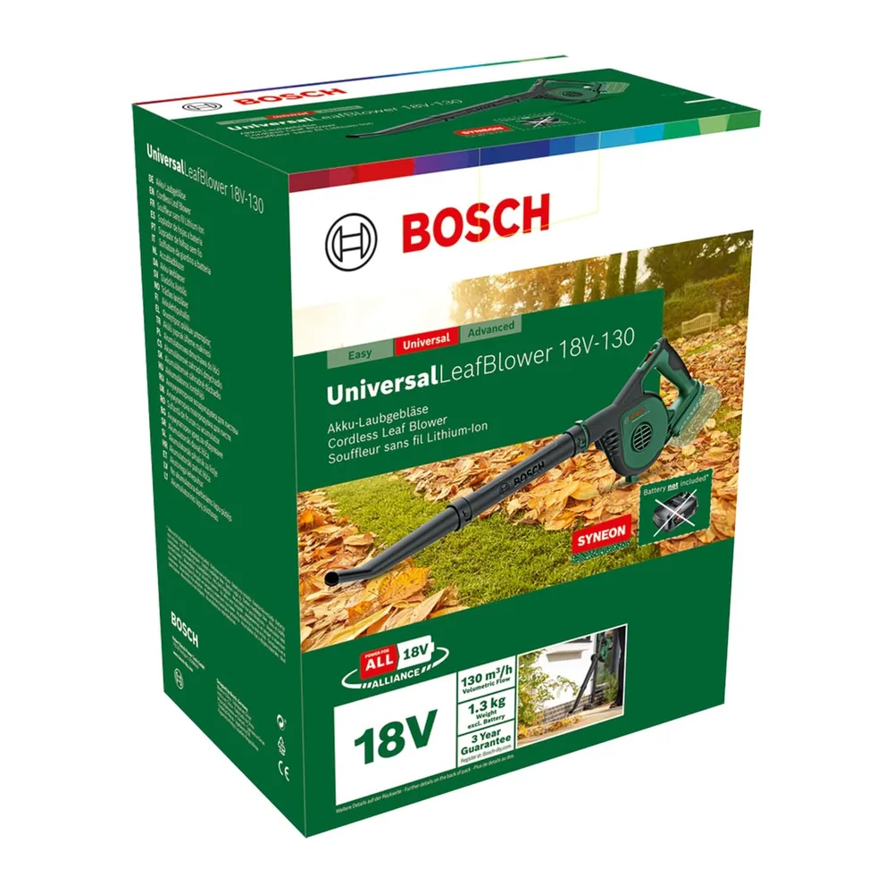 Bosch Home and Garden Souffleur de Feuilles sans Fil Bosch - UniversalLeafBlower 18V-130