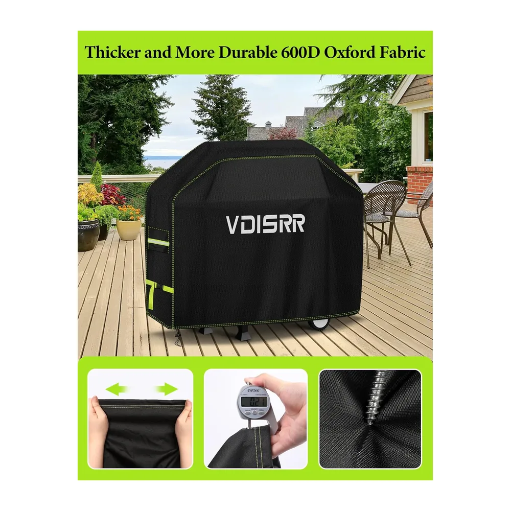 VDISRR Housse Barbecue Exterieur, Résistante de 600D Oxford Housse Plancha Impermeable