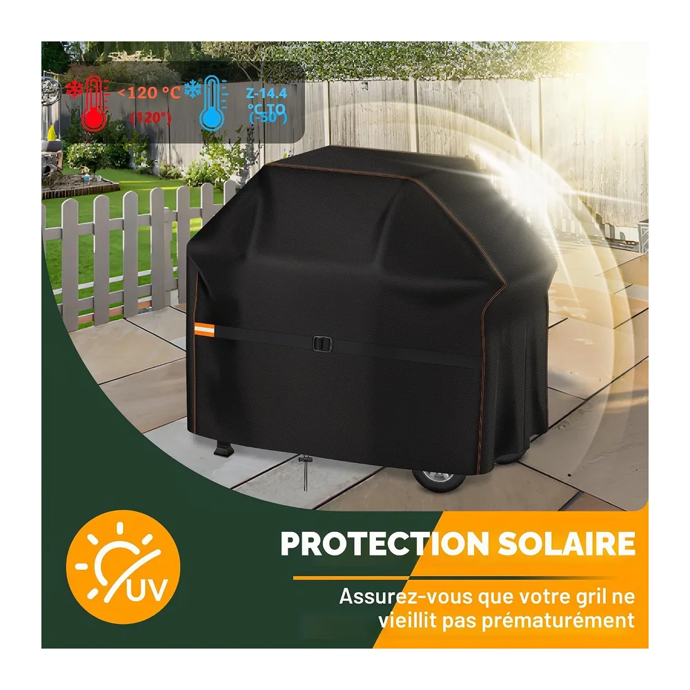 Enzeno Housse de Barbecue résistante aux intempéries - Housse de Protection pour Barbecue