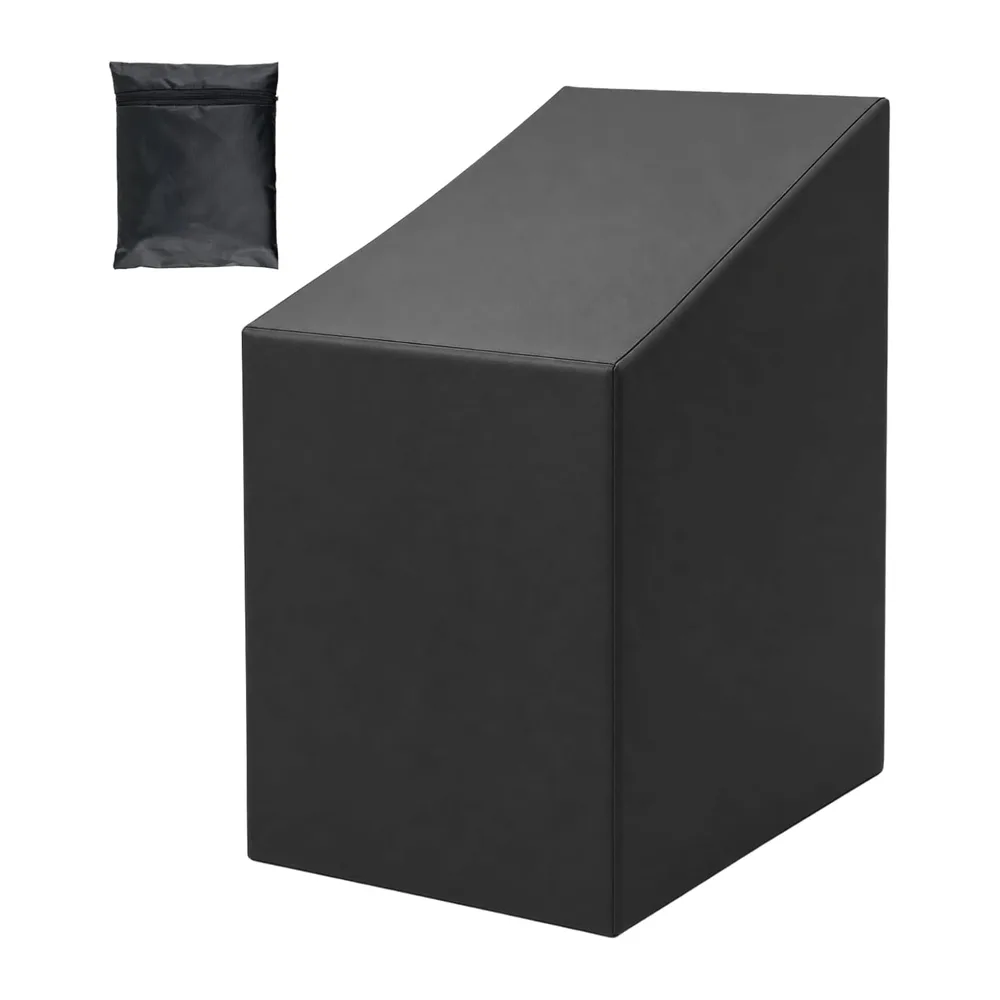 JTNero Housses de Chaises de Jardin Exterieur Imperméable Oxford 210D Noir