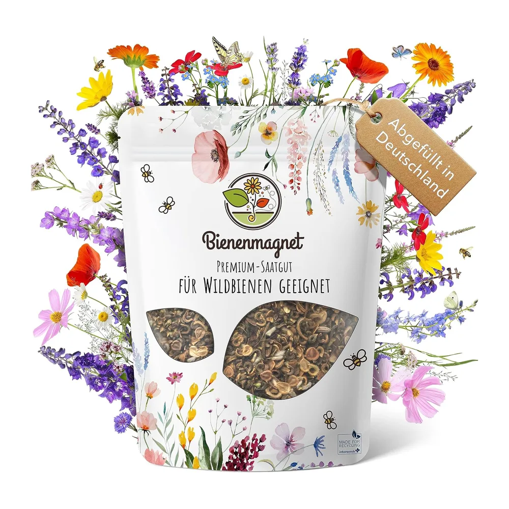 Graines de fleurs sauvages haut de gamme pour une prairie fleurie colorée - Mélange de