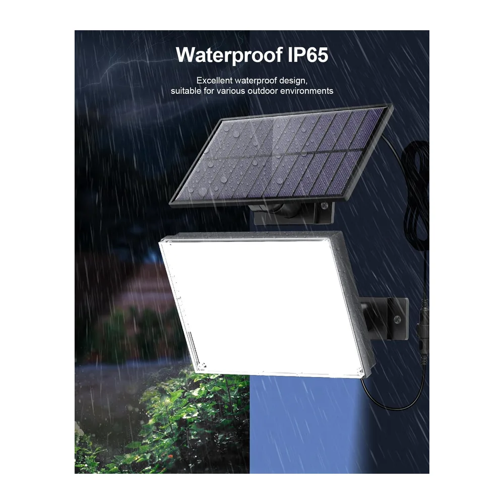 SIGRILL Lampe Solaire Extérieur 172 LED 3 Modes Avec Détecteur de Mouvement - IP65