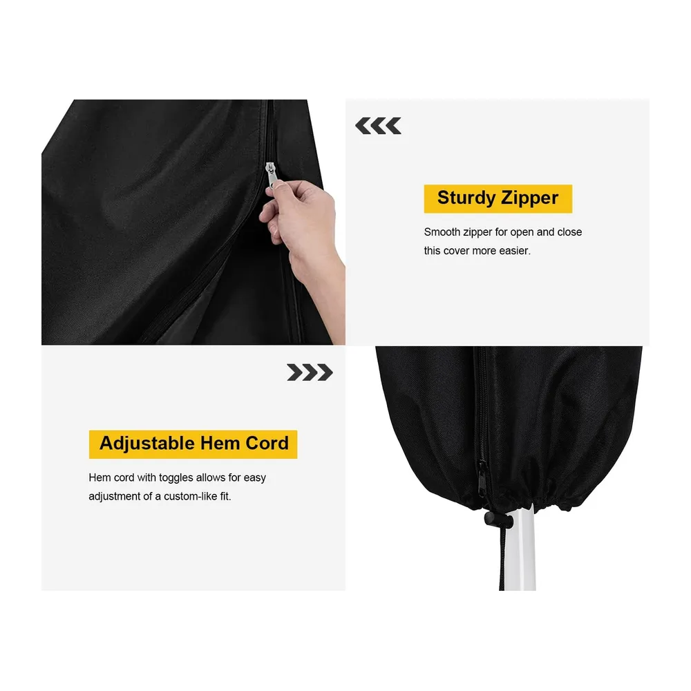 Dokon Housse Parasol Deporte Imperméable, Bâche pour Parasol avec Tige