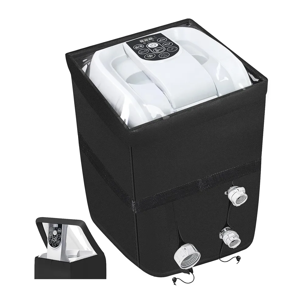 TOHONFOO Housse de Pompe Gonflable Robuste pour Jacuzzi avec Ouverture à Fermeture éclair