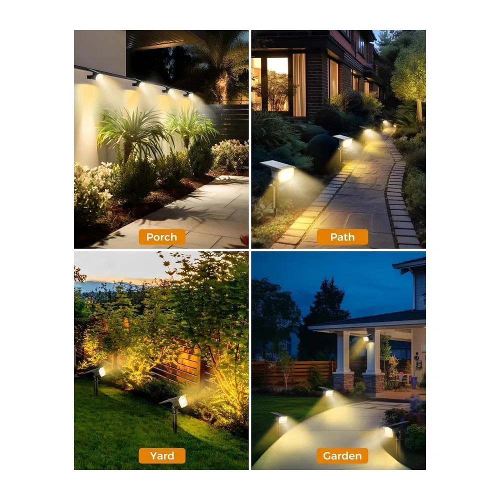 btfarm Spot Solaire Exterieur, 72 LED Lampe Solaire Etanche IP65