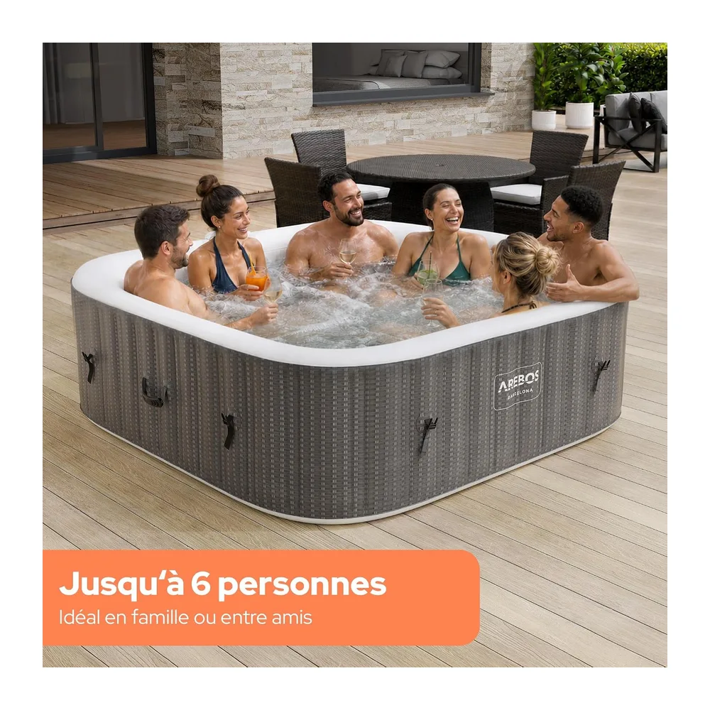 Arebos Spa Gonflable 2400W