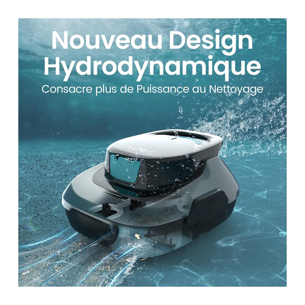 AIPER Scuba SE Robot Piscine, Aspirateur Piscine sans Fil, 90 Minutes de Nettoyage