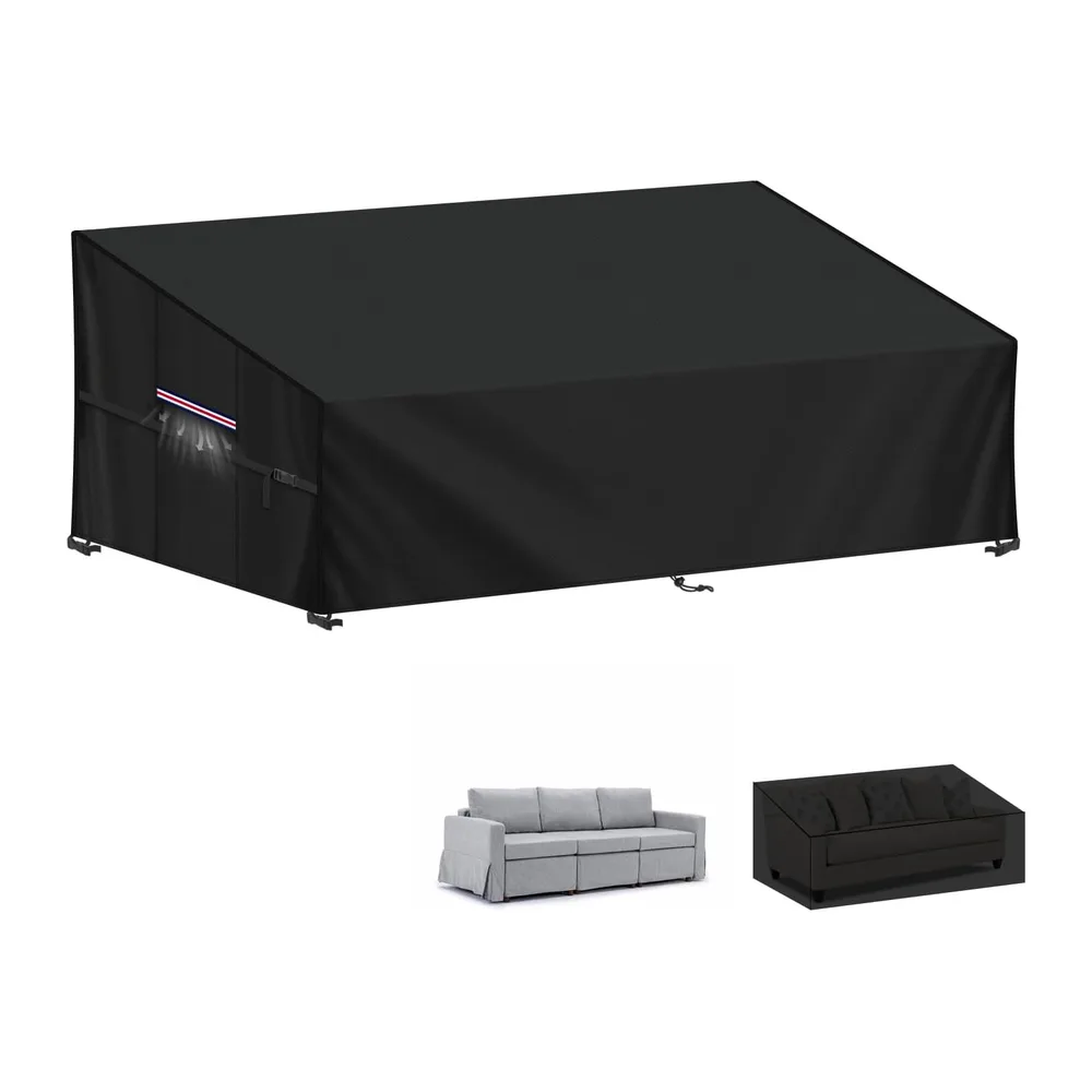 LAMUNI Housses de Protection Imperméable de Canapé 3-4 Places Housse Banc de Jardin