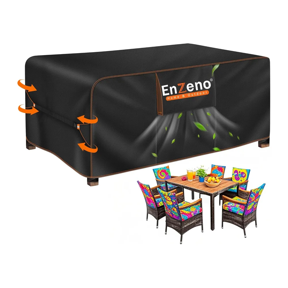 Enzeno Housse de protection imperméable pour meubles de jardin - Résistante à l'hiver