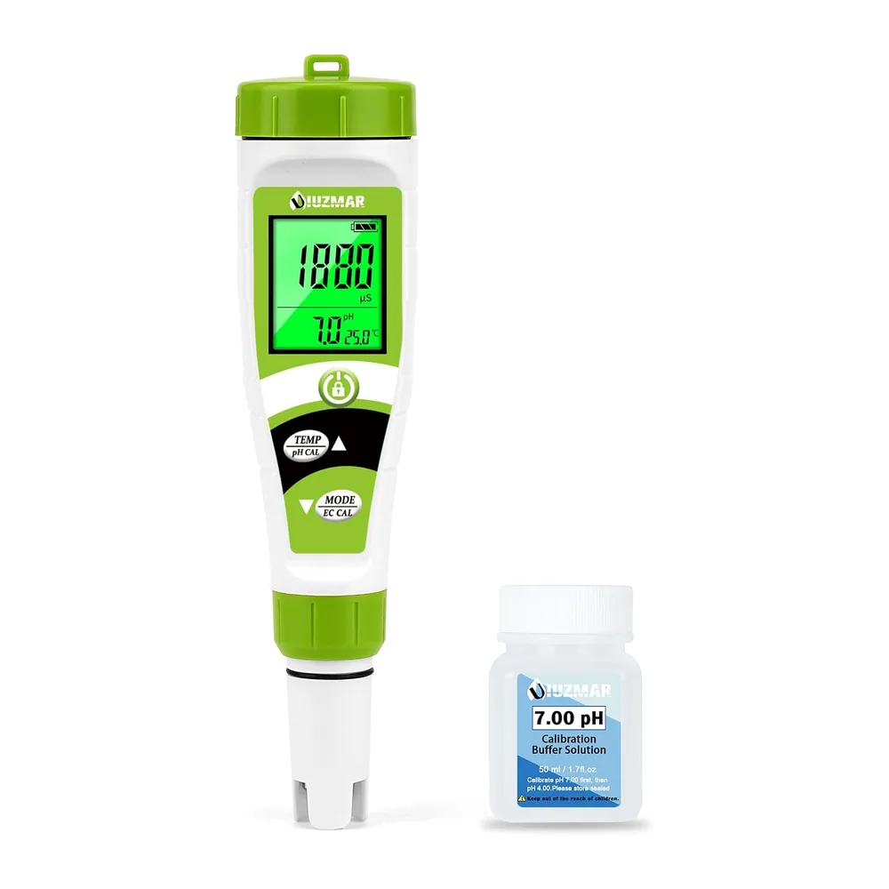 UIUZMAR pH Mètre 4 en 1 Testeur pH Piscine Électronique