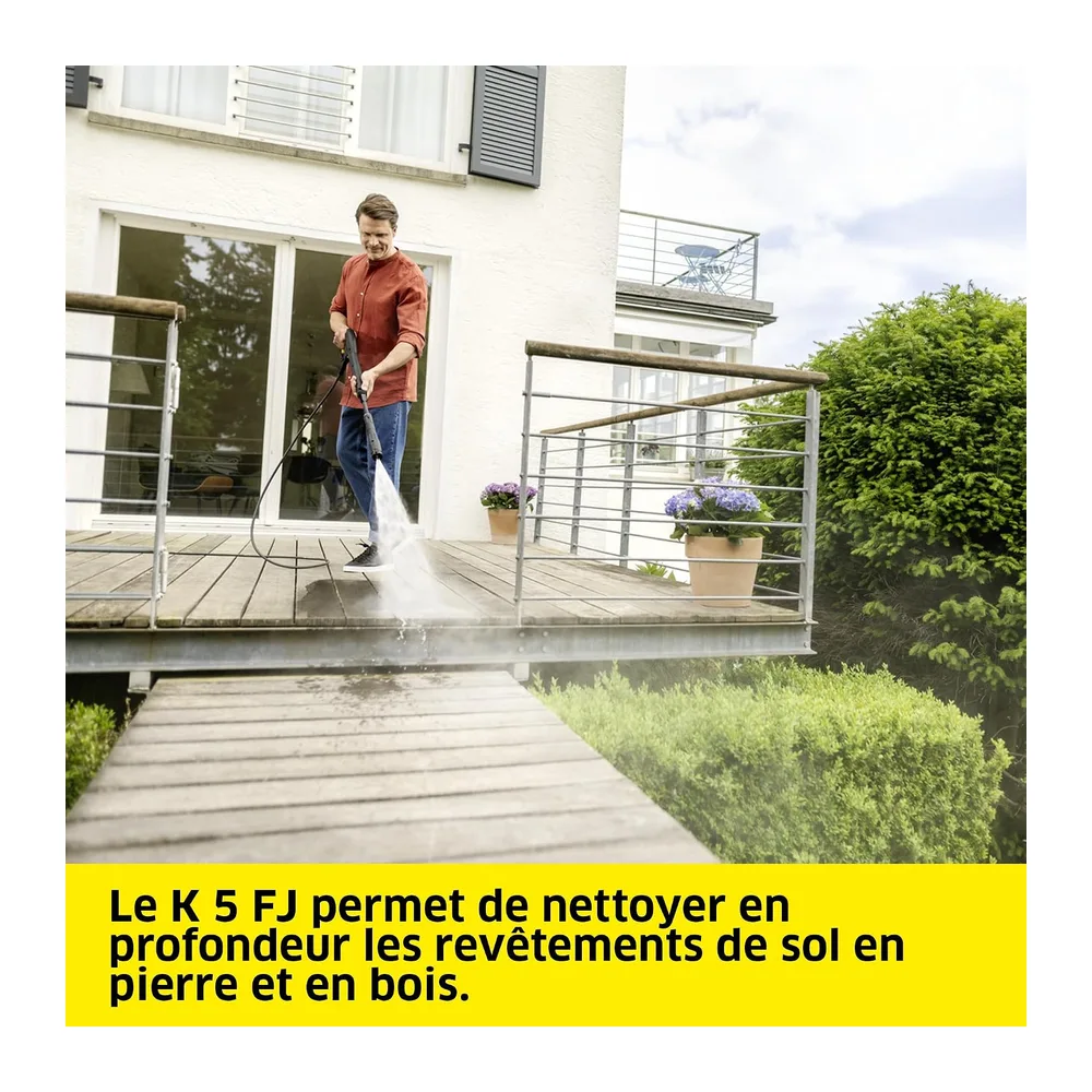 Kärcher Nettoyeur Haute Pression K 5 FJ, Pression max 145 bar, Débit 500 l/h, Surface 40