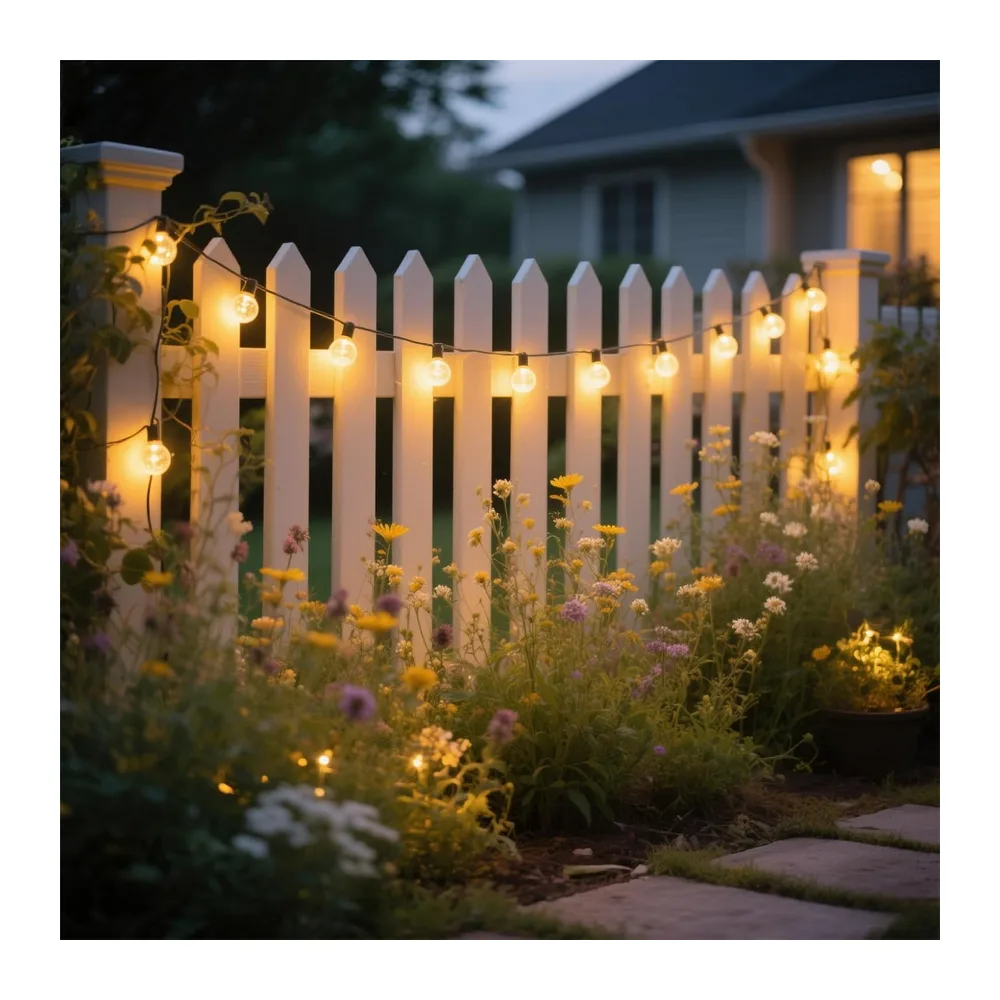 Guirlande Guinguette Exterieur - 15M Guirlande Lumineuse 25+1 G40 Ampères, IP45