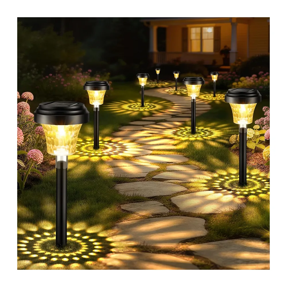 Lampe Solaire Exterieur Jardin 8 Pièces Lumiere Solaire Exterieur