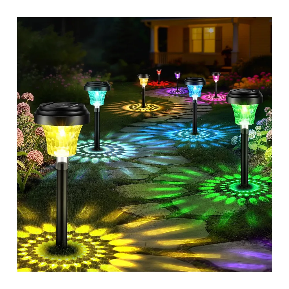 Lampe Solaire Exterieur Jardin 8 Pièces Lumiere Solaire Exterieur