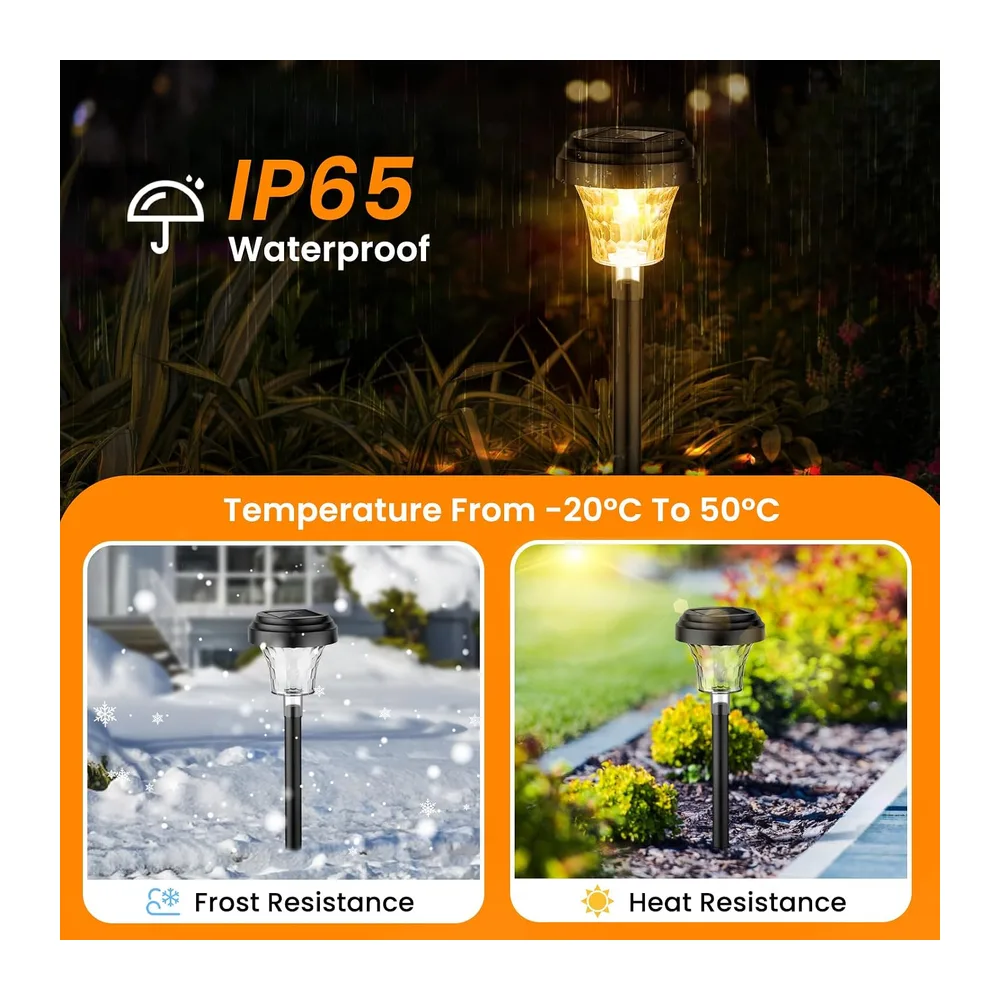 Lampe Solaire Exterieur Jardin 8 Pièces Lumiere Solaire Exterieur