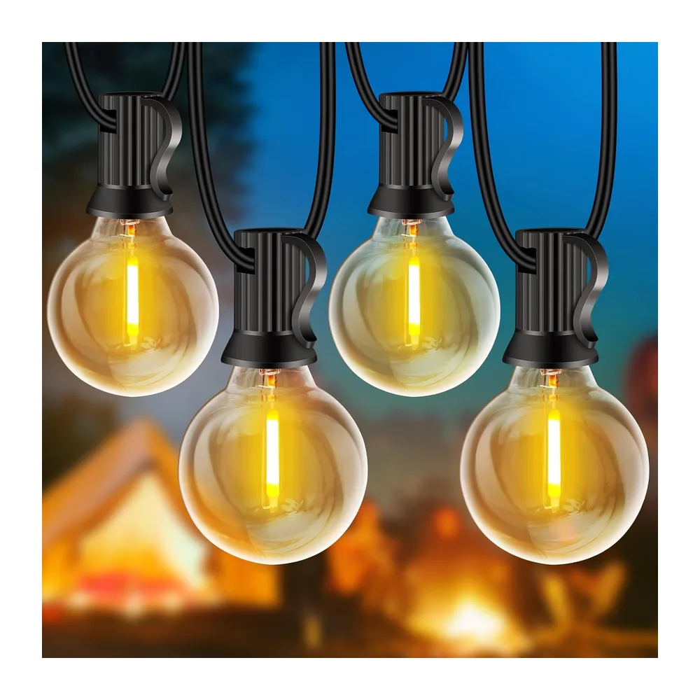 Rintea Guirlande Lumineuse Exterieure 20M/30M - 30+2 Ampoules G40