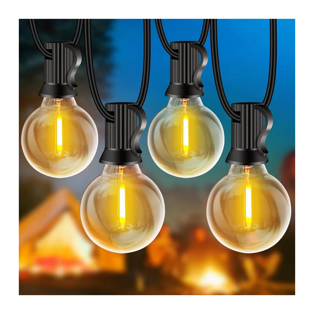 Rintea Guirlande Lumineuse Exterieure 20M/30M - 30+2 Ampoules G40