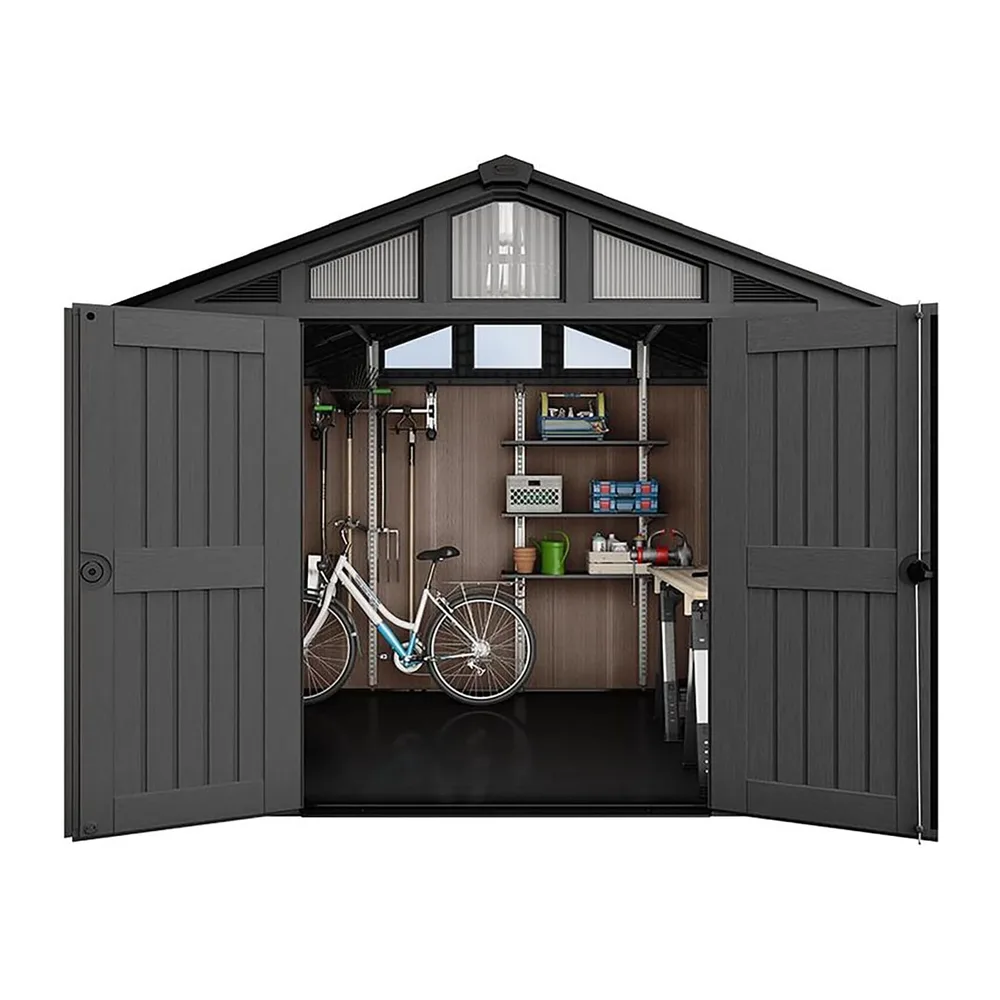 Keter - Abri de Jardin Stronghold 108 Marron - 7,7m - Abri résistant aux intempéries