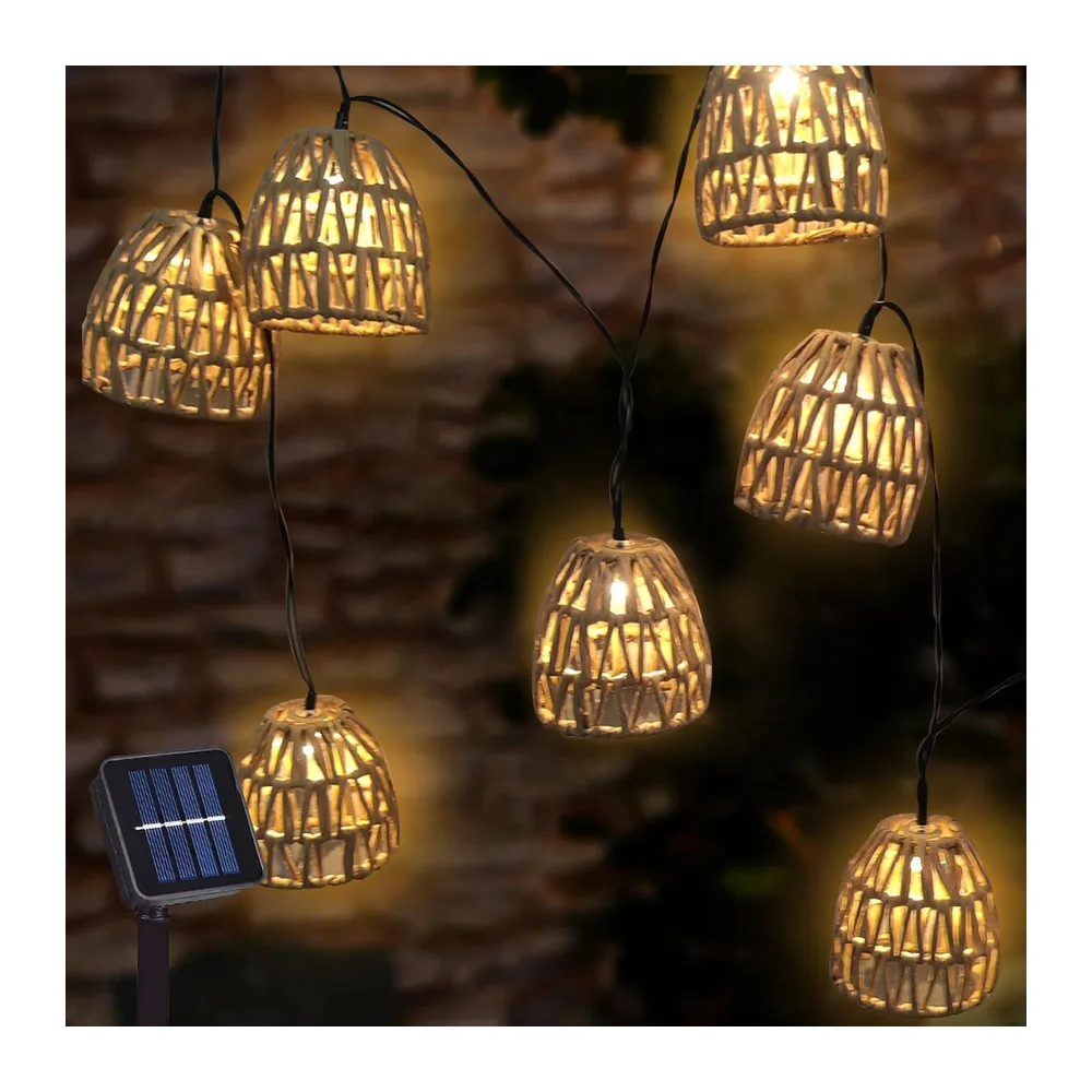 Guirlande Solaire Exterieur,Guirlande Lumineuse Exterieure Solaire 3.6m,Led Guirlandes