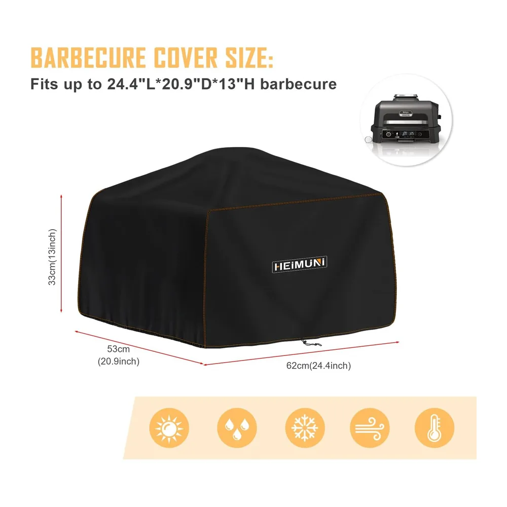 Housse de Barbecue Extérieur, Bâche Barbecue pour Ninja Woodfire XL