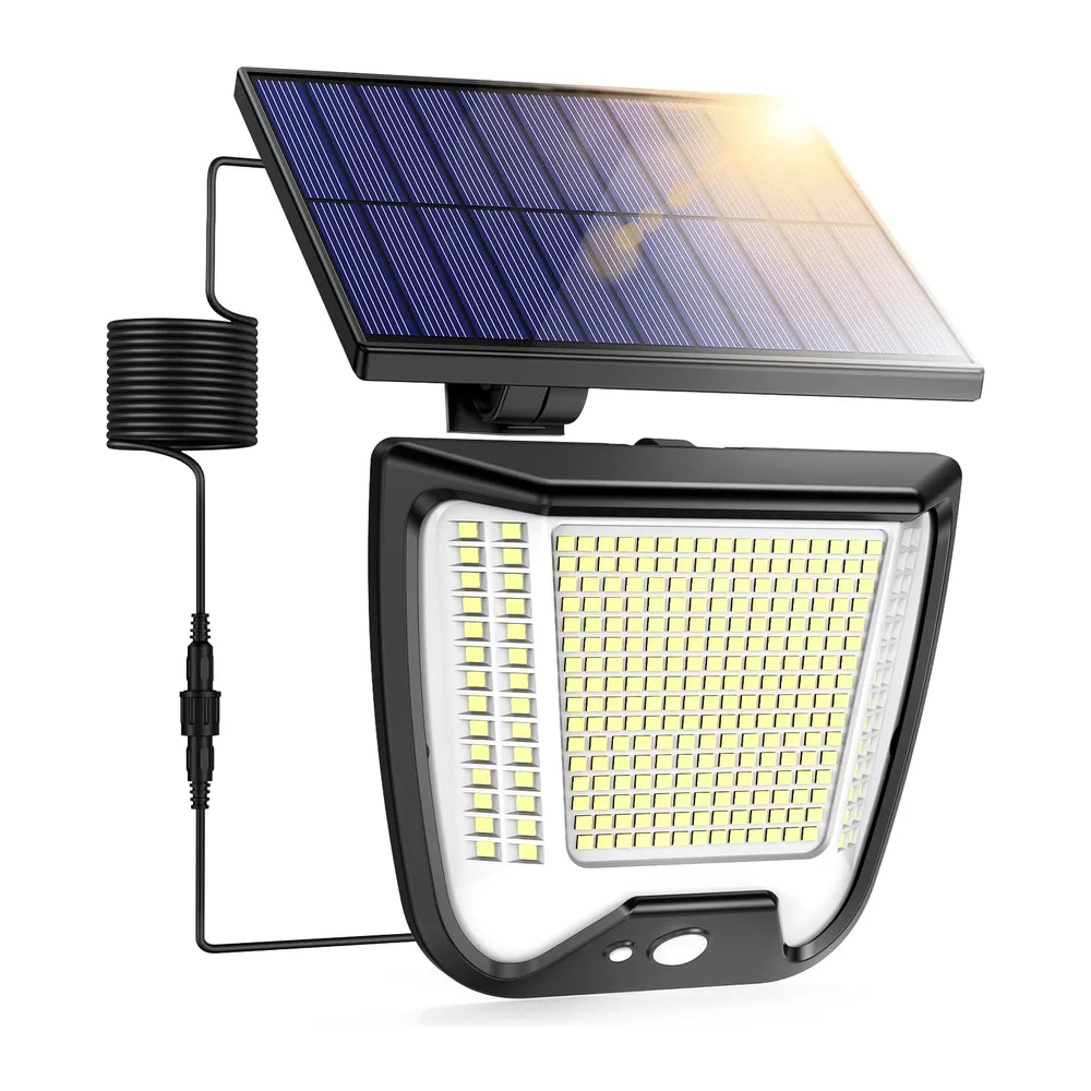 Lampe Solaire Exterieur Mouvement Detecteur - 288 LED Eclairage Puissant