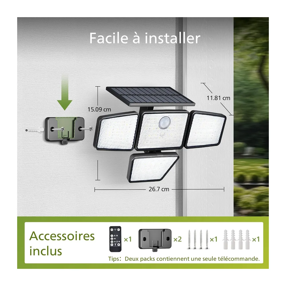 Philips Éclairage solaire IP65